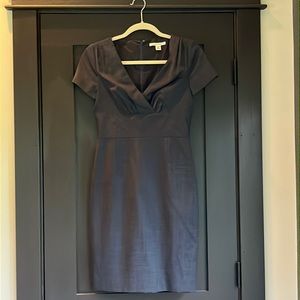 Size 0 banana republic grey dress with sleeves